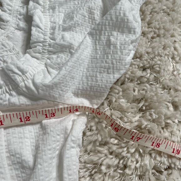 J. Crew Seersucker Babydoll Top Size XS - Picture 10 of 12